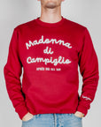 Felpa Superculture Girocollo Ricamo Madonna di Campiglio Art. A3055