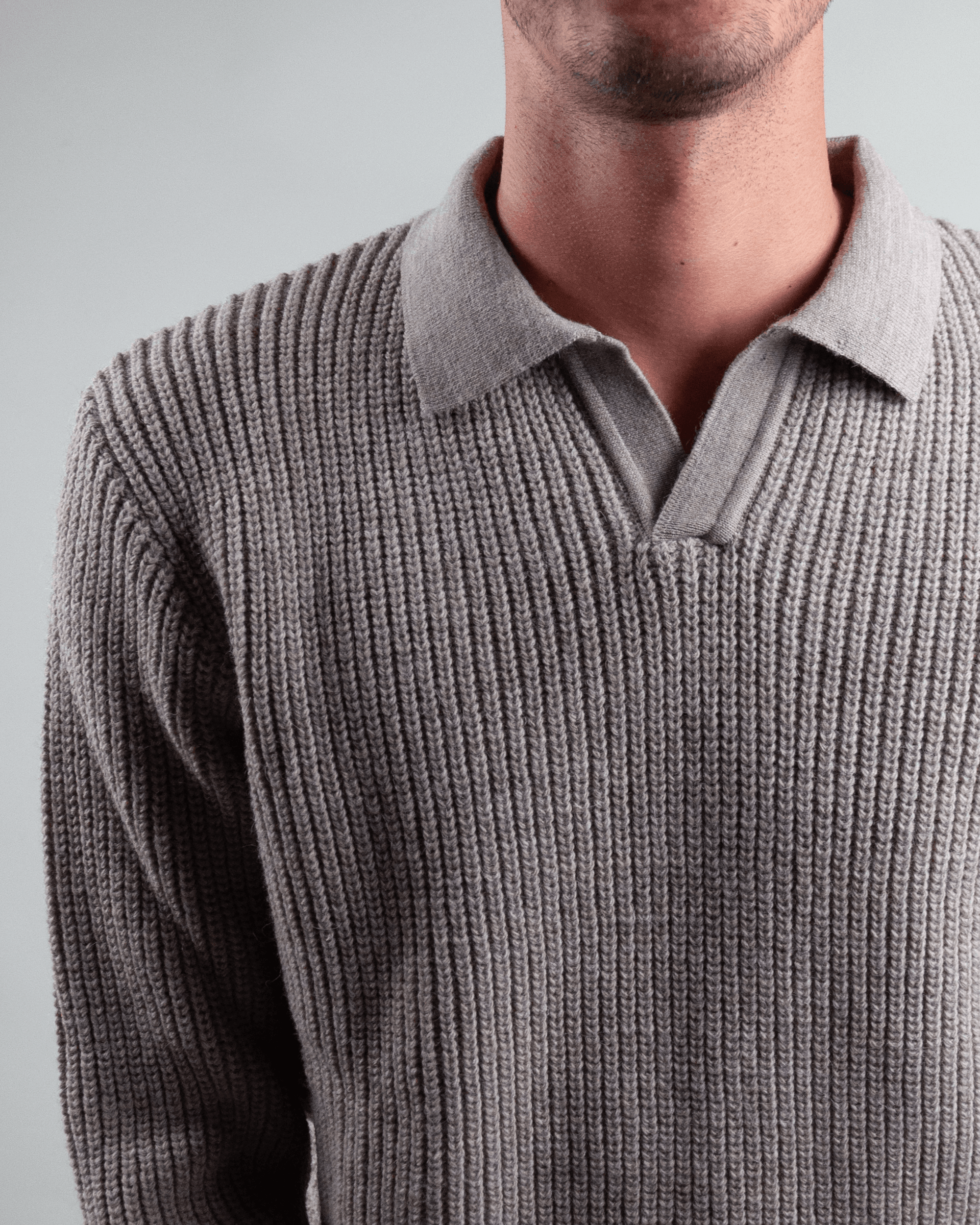 Maglia polo over Block Eleven featuring a stylish ribbed design and a classic collar.