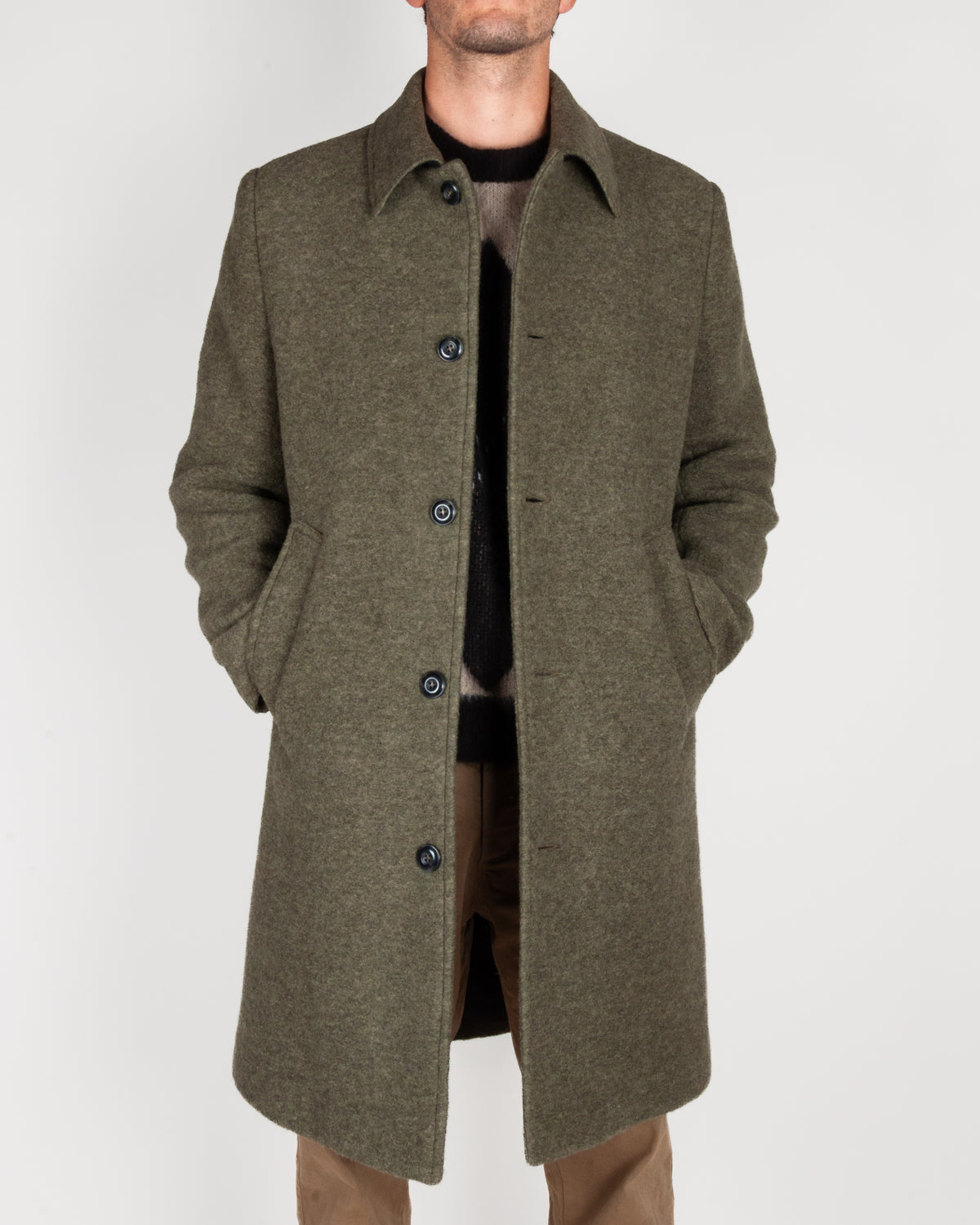 Cappotto misto lana Officina 36 Sover Uomo Art. 0424400722