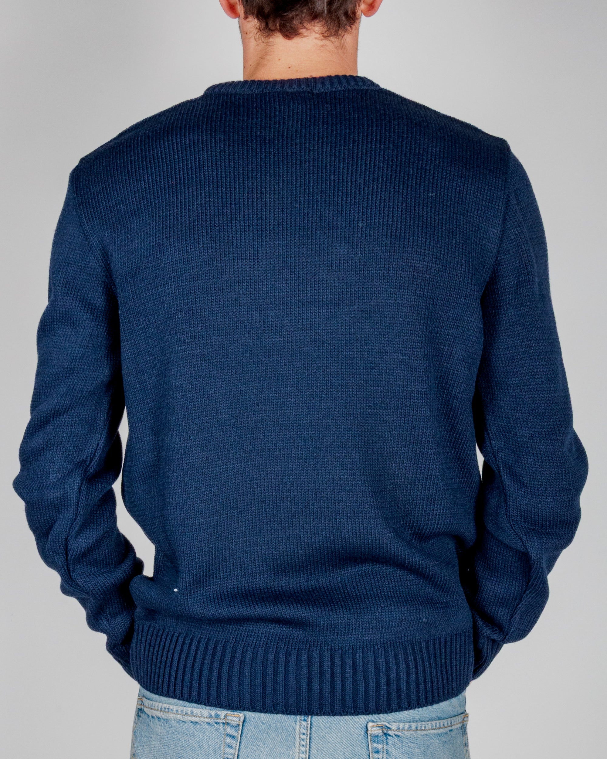 Maglione Superculture Girocollo ricamo Courmayeur Art. AK7037