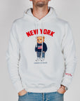 Felpa Superculture Cappuccio Teddy New York Art. A3069