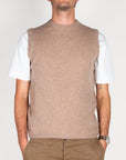 Gilet smanicato Pura Lana Merinos Extrafine Art. 1.5060
