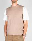Gilet smanicato Pura Lana Merinos Extrafine Art. 1.5060