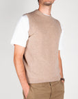 Gilet smanicato Pura Lana Merinos Extrafine Art. 1.5060