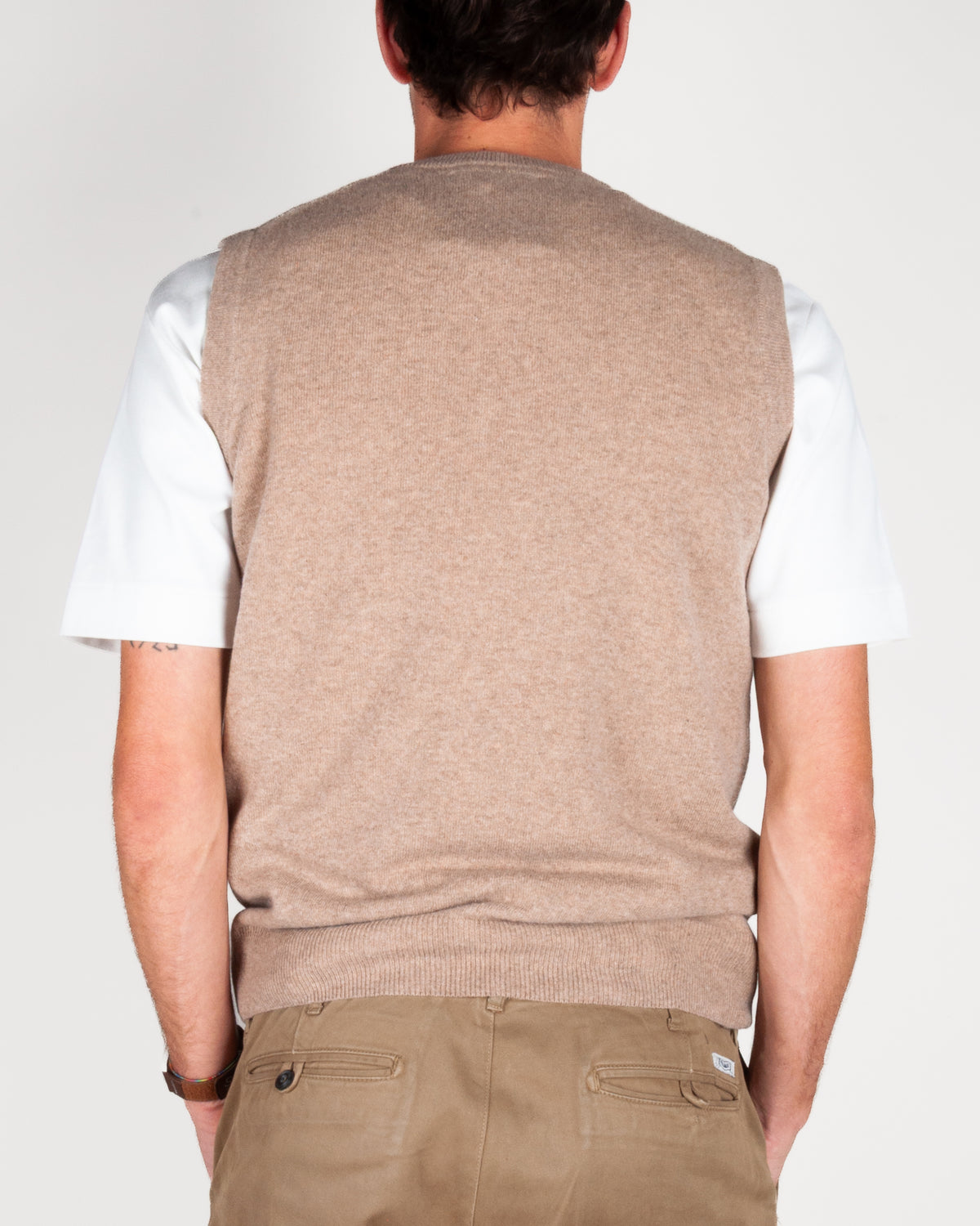 Gilet smanicato Pura Lana Merinos Extrafine Art. 1.5060