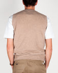 Gilet smanicato Pura Lana Merinos Extrafine Art. 1.5060