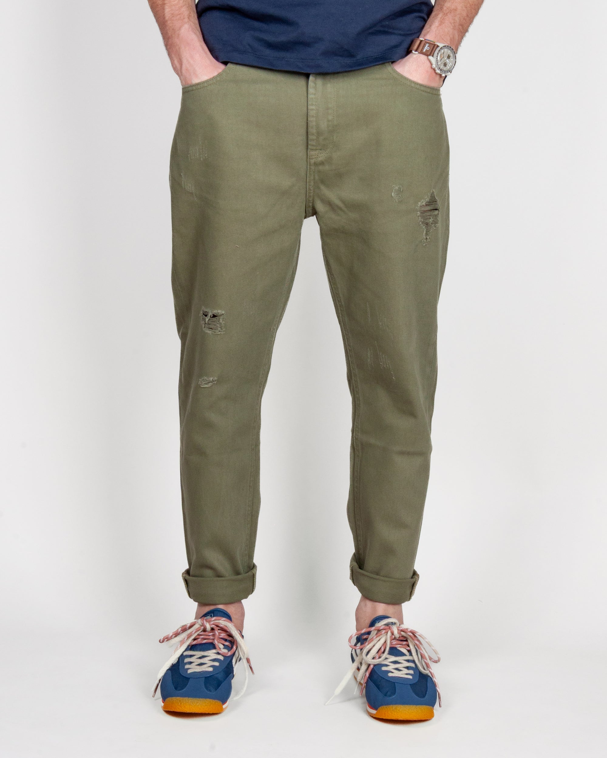 Jeans 5 tasche Bull denim Mod. MIKE Carrot Fit Gianni Lupo Art. GL2536YH