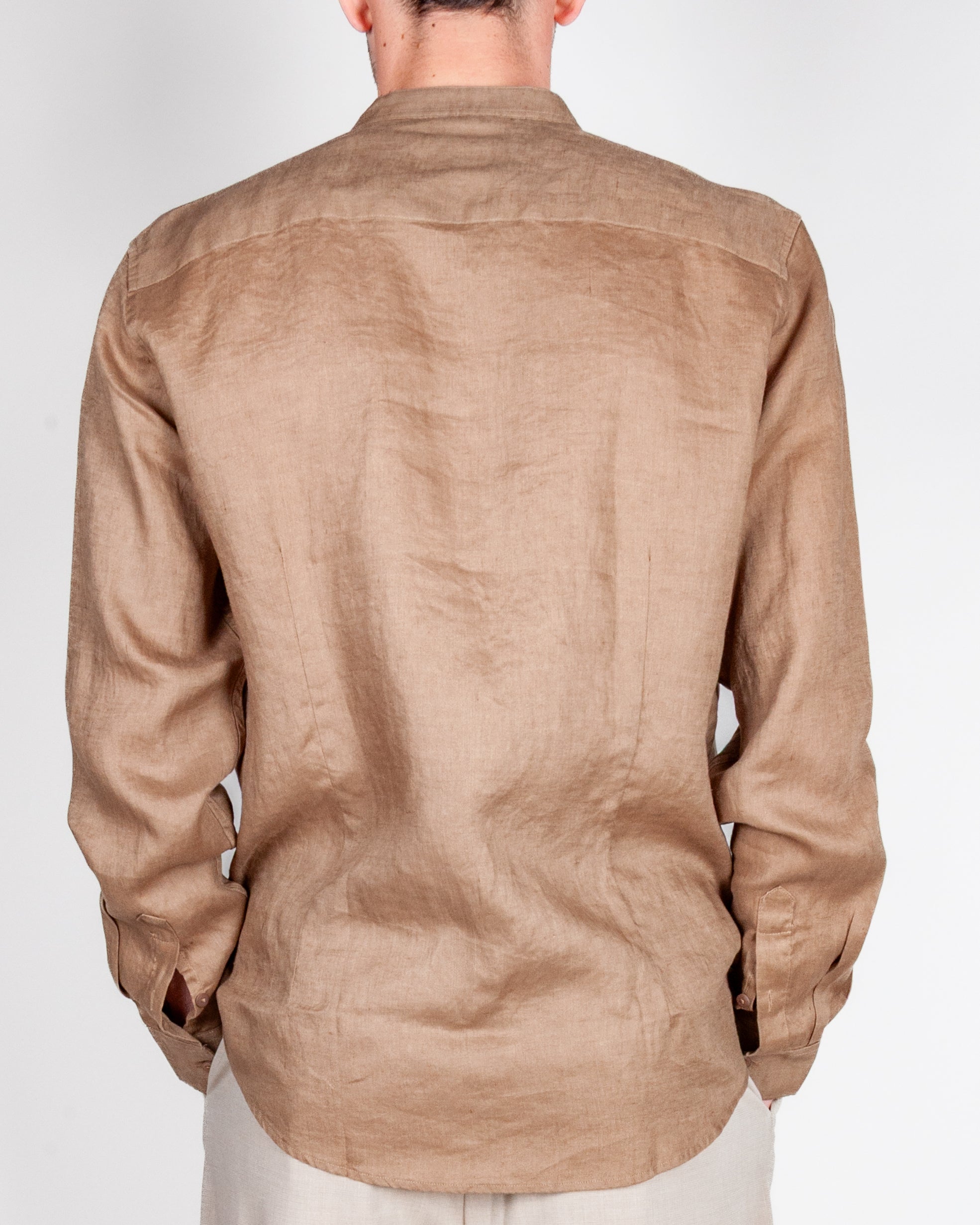 Camicia coreana Puro Lino Gianni Lupo Art. GL7620S-S26