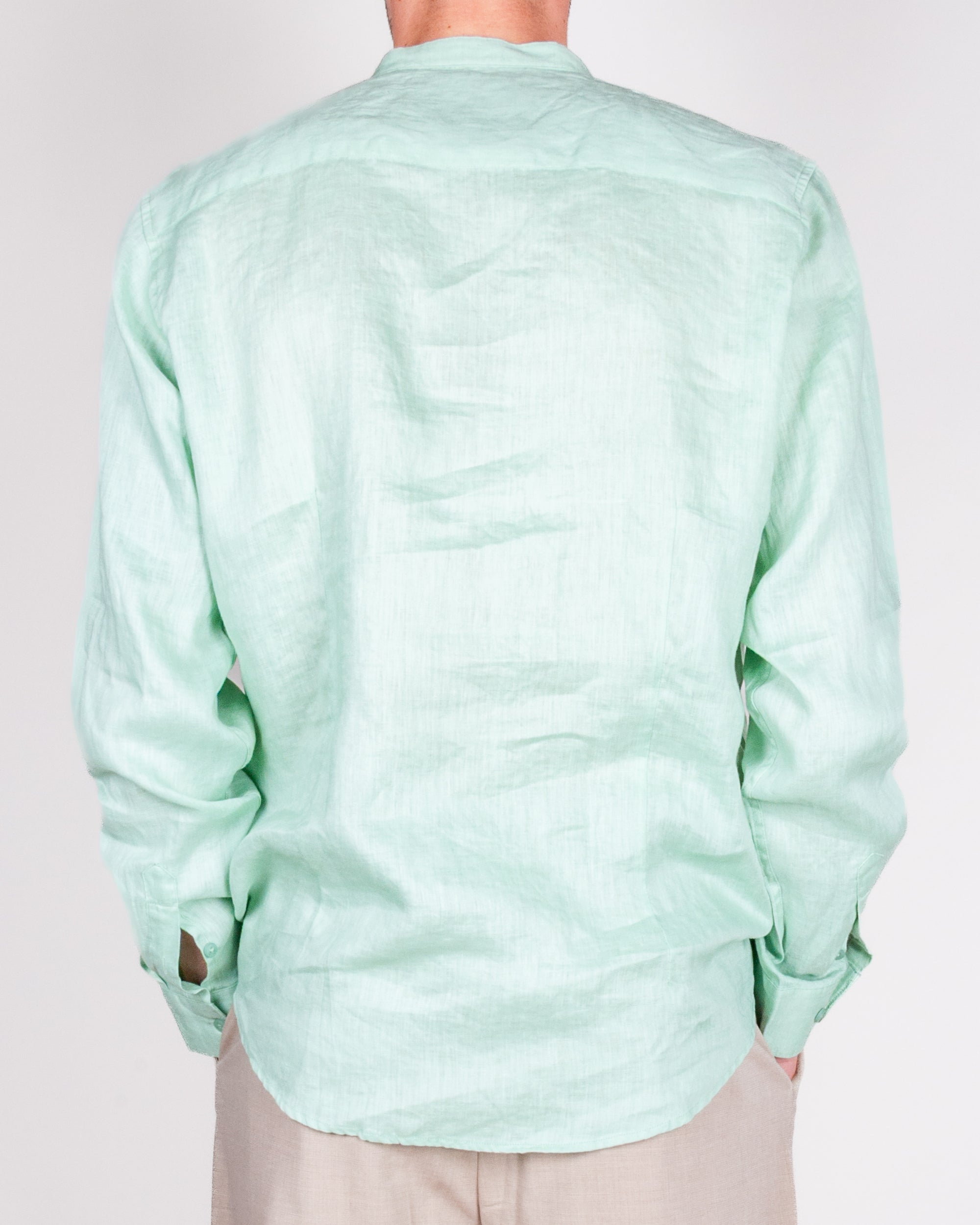 Camicia coreana Puro Lino Gianni Lupo Art. GL7620S-S26