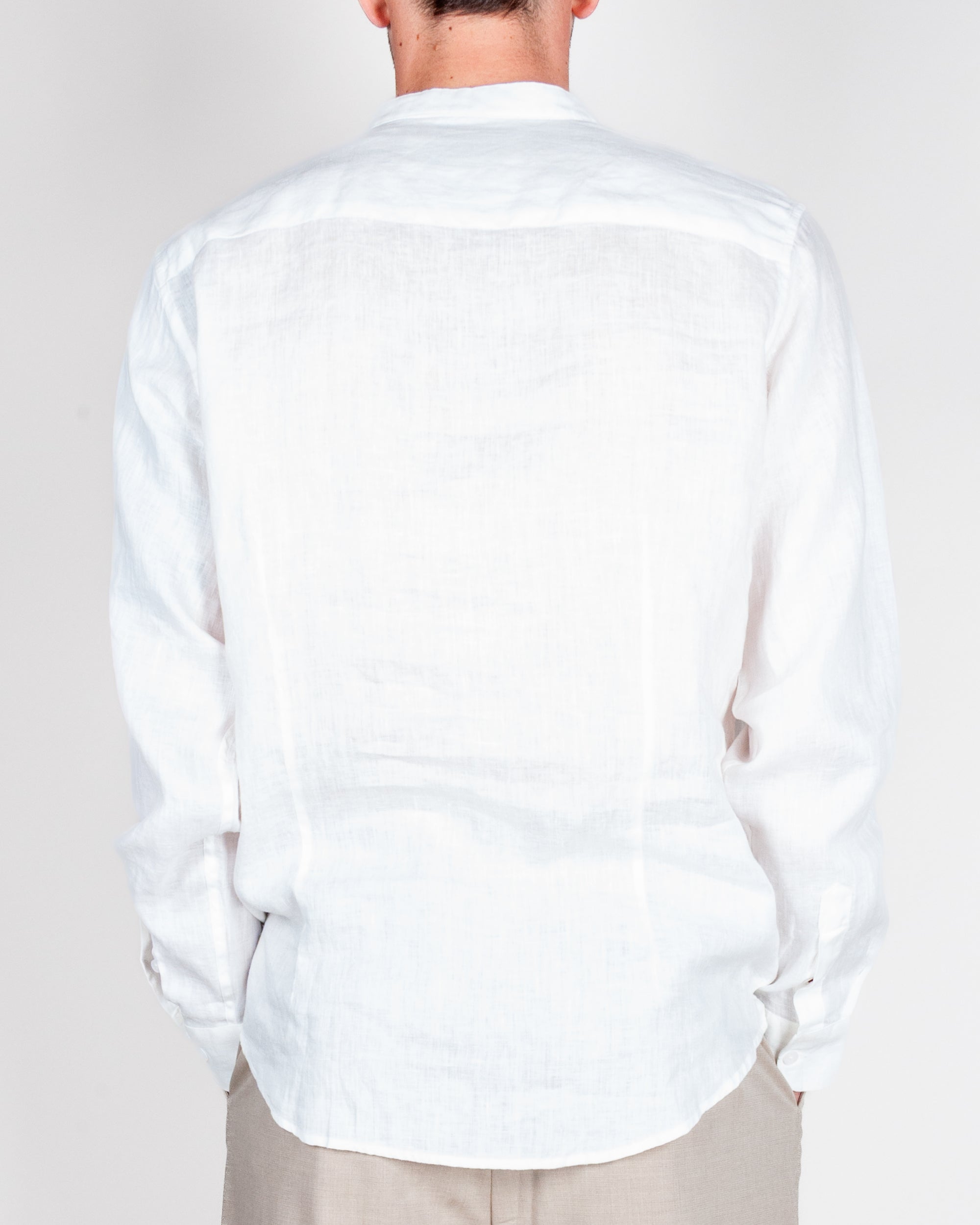 Camicia coreana Puro Lino Gianni Lupo Art. GL7620S-S26