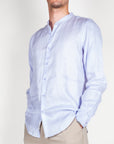 Camicia coreana Puro Lino Gianni Lupo Art. GL7620S-S26