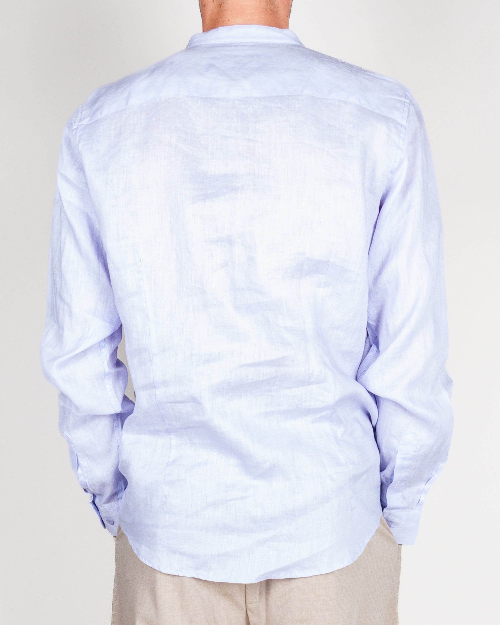 Camicia coreana Puro Lino Gianni Lupo Art. GL7620S-S26