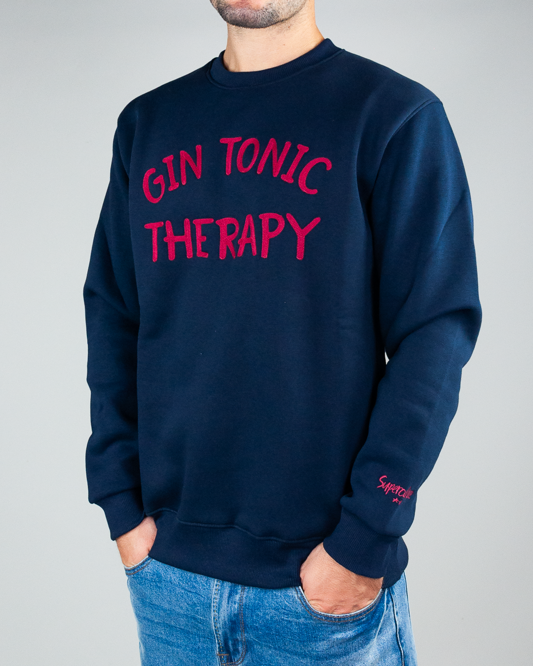 Felpa Superculture Girocollo Gin Tonic Therapy Art. A953 - 1921 Store