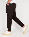 Pantalone Tapered con bottone e elastico Over D Art. OE1F2W6P61