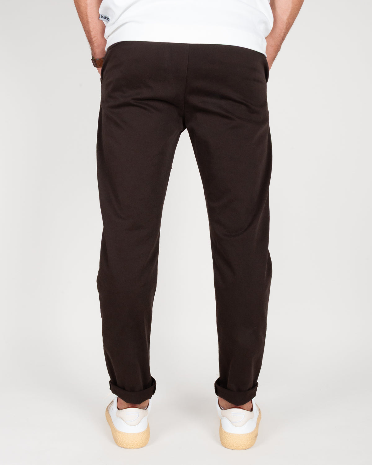 Pantalone Tapered con bottone e elastico Over D Art. OE1F2W6P61