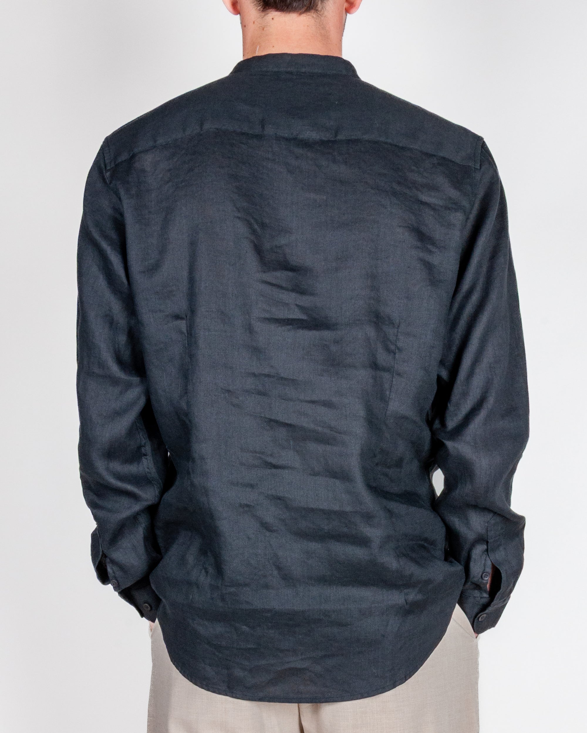 Camicia coreana Puro Lino Gianni Lupo Art. GL7620S-S26