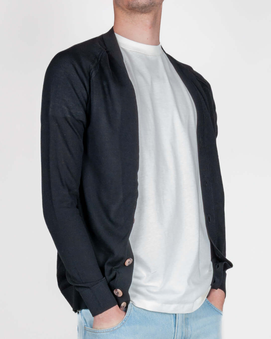 Cardigan Scollo a V manica Raglan Over D Art. OC1S2S6M08