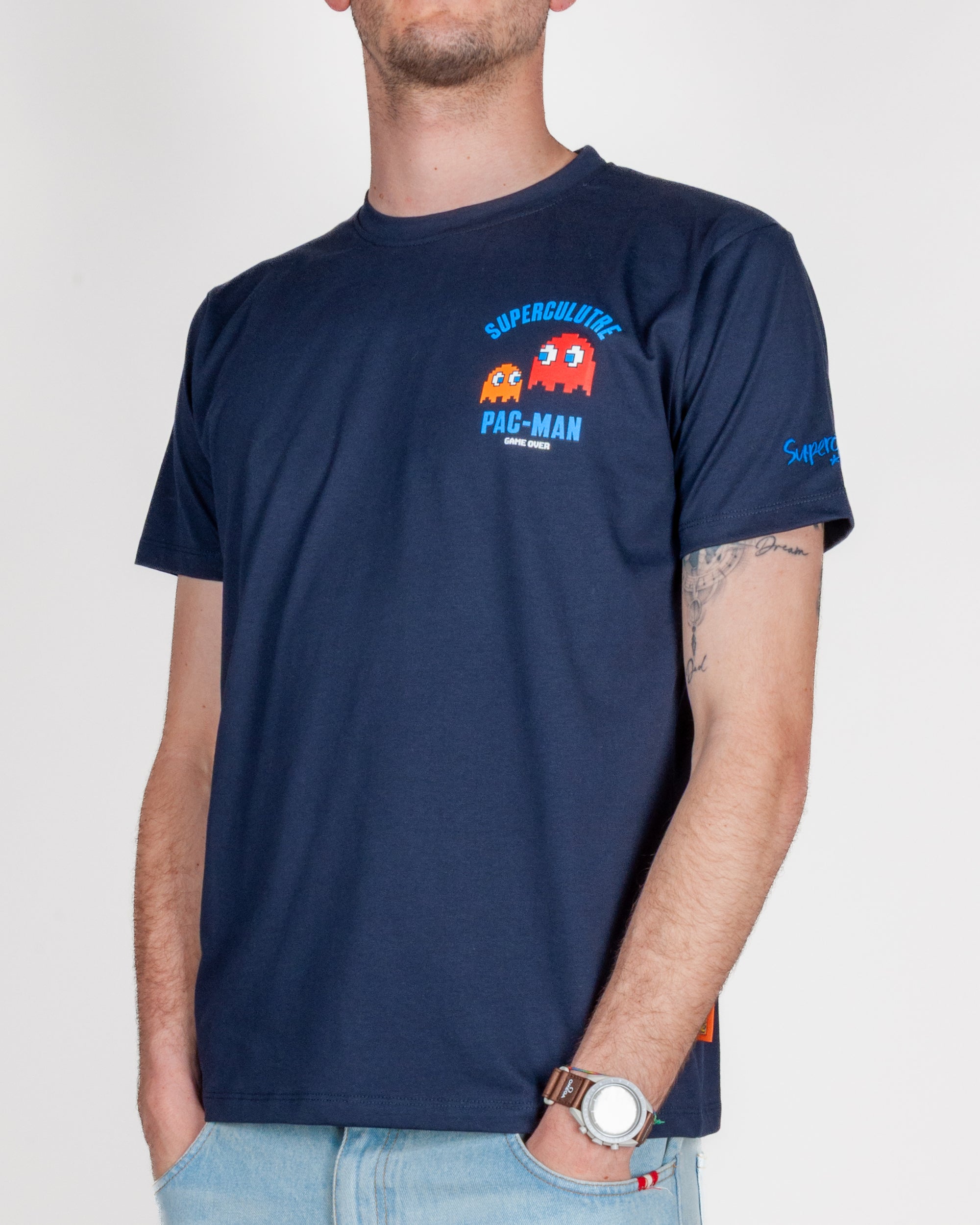 T-shirt SuperCulture Pac Man Game over Art. A1989