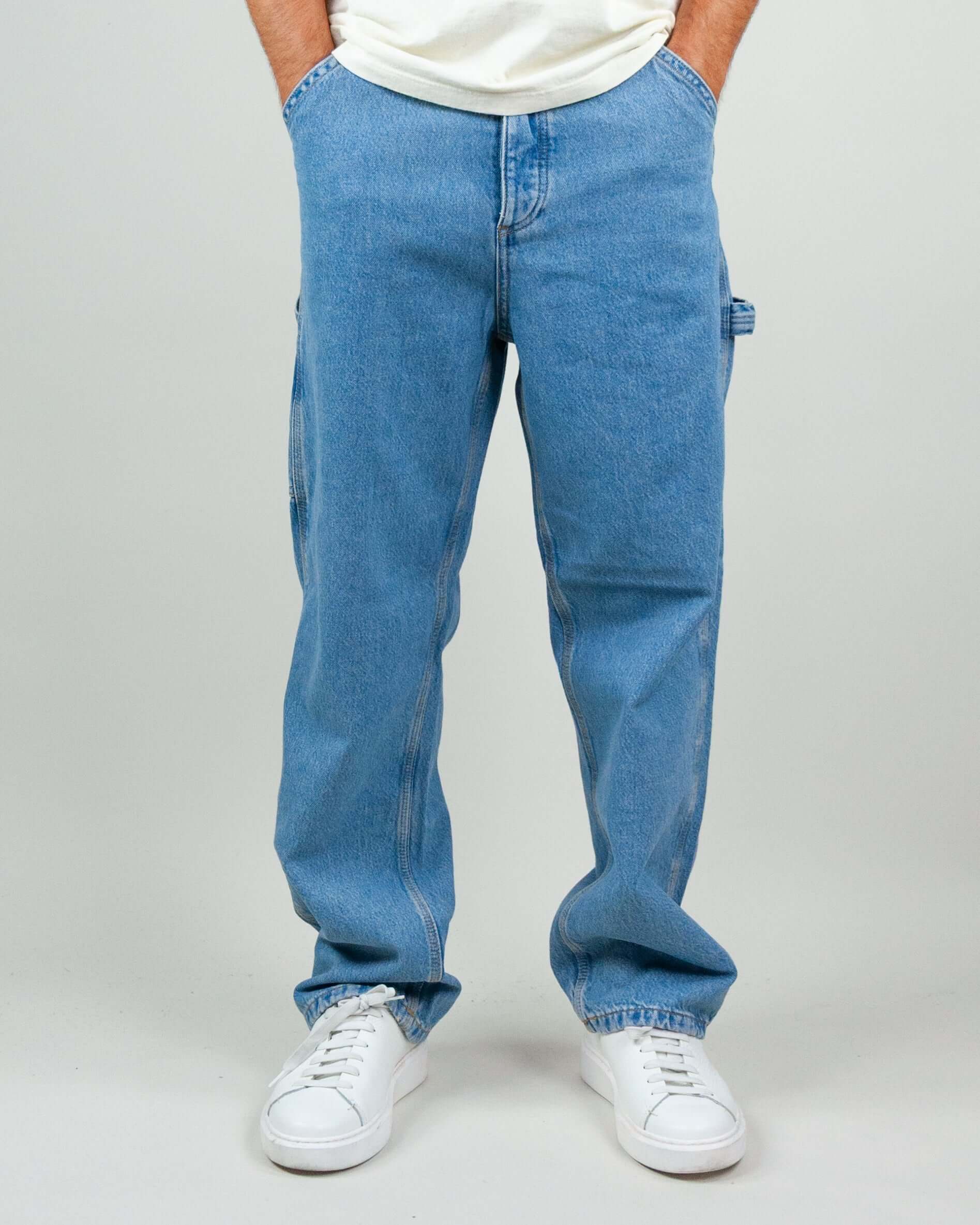 Jeans Worker Jack&Jones Alex Baggy Art 12272222, loose fit, 100% cotton, model wears size 31, blue color.