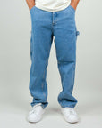 Men's baggy jeans by Jack&Jones in light blue, made of 100% cotton, featuring a loose fit style.