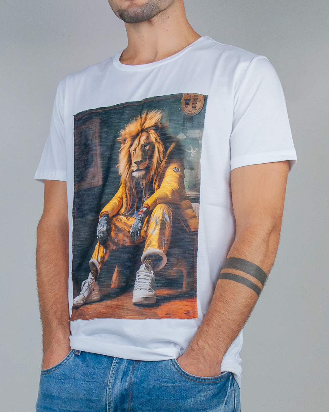 T-shirt 1921 Store Stampa  Art. LION - 1921 Store