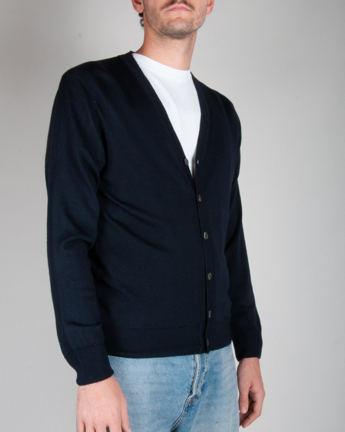 Cardigan con bottoni Retois Pura Lana  Extrafine Art. 1.2207