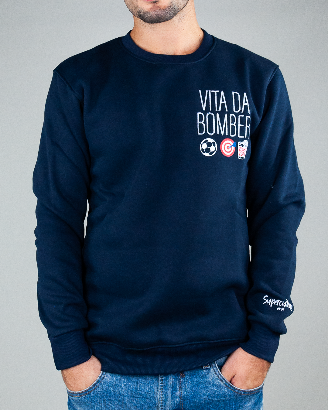 Felpa Superculture Girocollo Vita da Bomber Art. A937 - 1921 Store