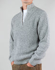 Maglia Mezza zip melange Jack&Jones Bleecker Art. 12290085