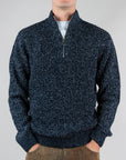Maglia Mezza zip melange Jack&Jones Bleecker Art. 12290085