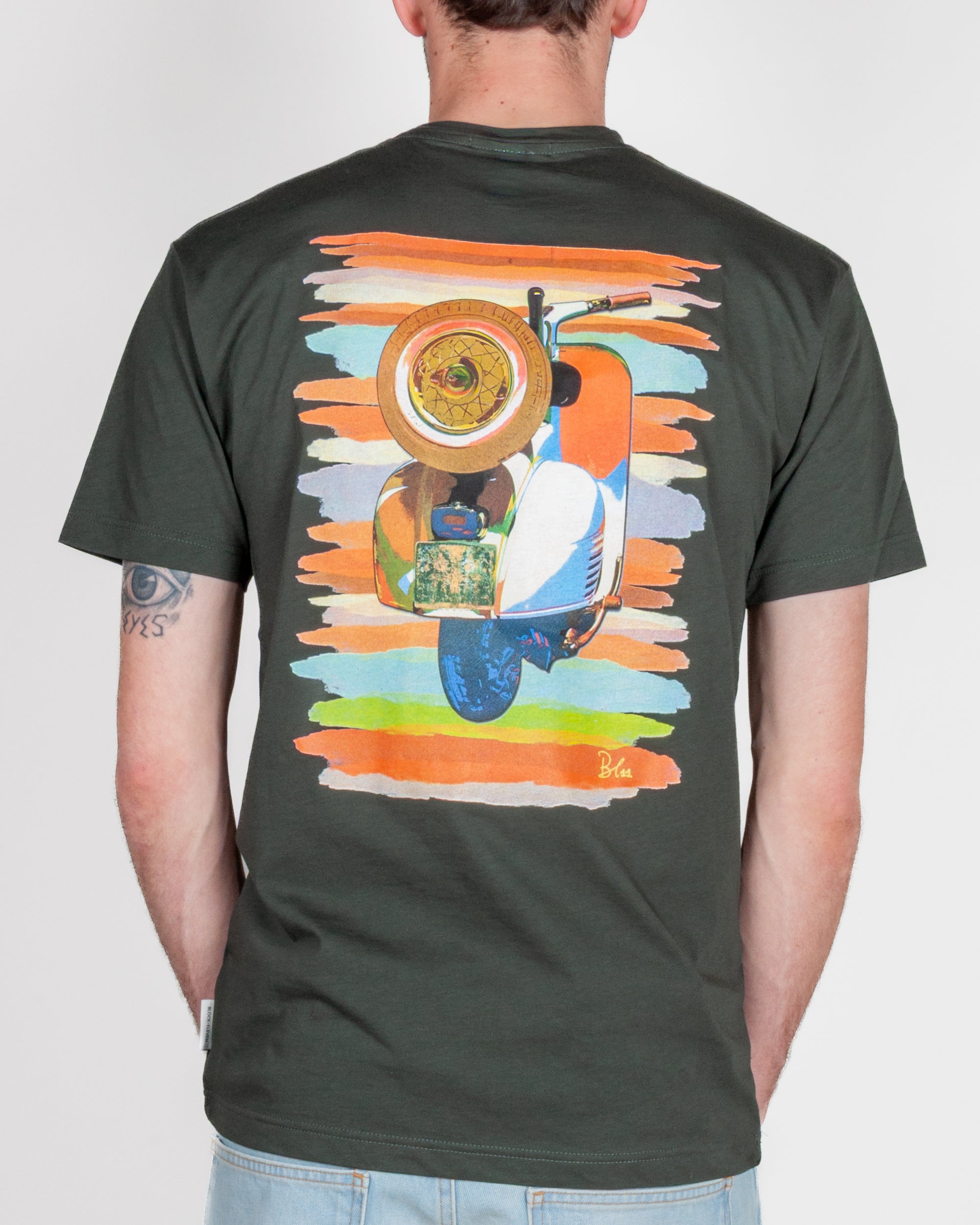 T-shirt BL11 Vespa Pennellata Art. 15VESPAPENNELLATA