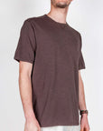 T-shirt cotone fiammato collo taglio vivo Uomo Berna  Art. BERNA M 261049