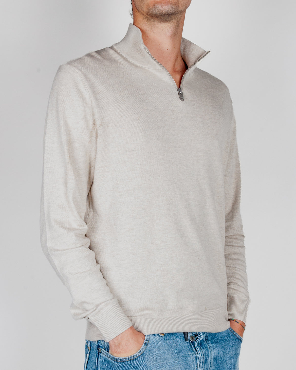 Maglia Basic con mezza zip Jack&amp;Jones Emil Art. 12189339