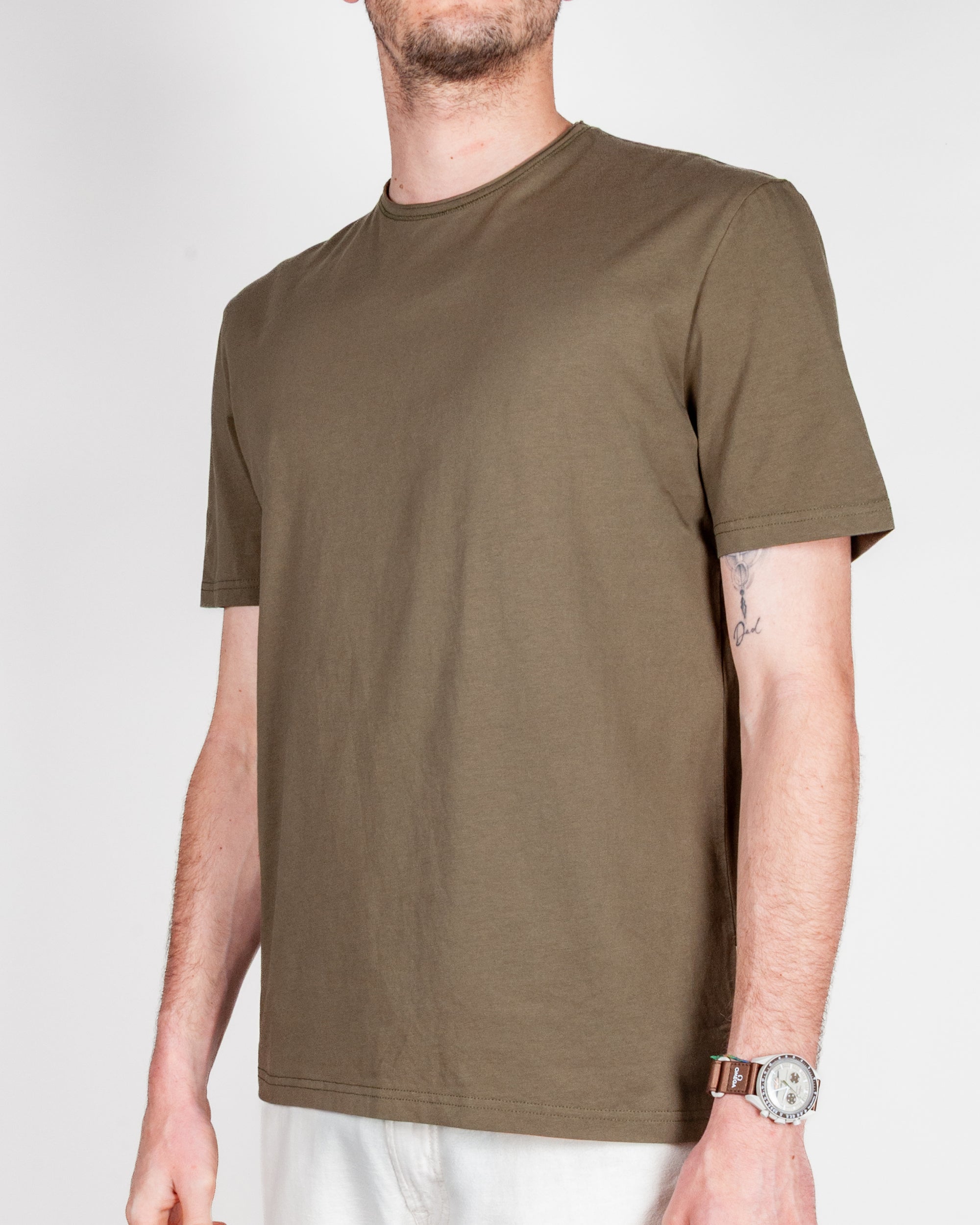 T-shirt Basica collo taglio vivo Gianni Lupo Art. GL893F-S26