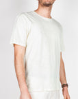T-shirt cotone fiammato collo taglio vivo Gianni Lupo Art. GL1053F-S26