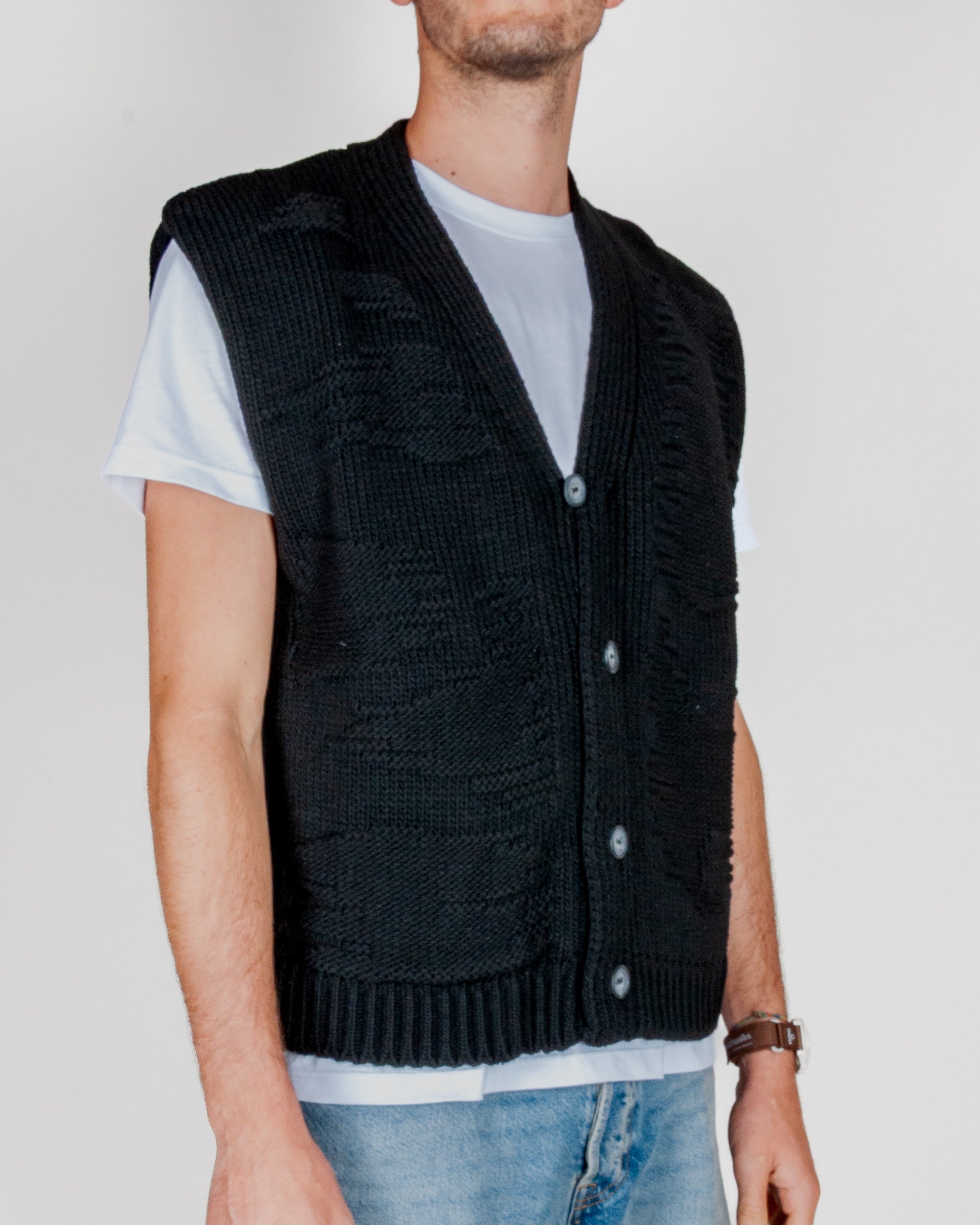 Cardigan Smanicato Berna Uomo Art. BRN M 262016