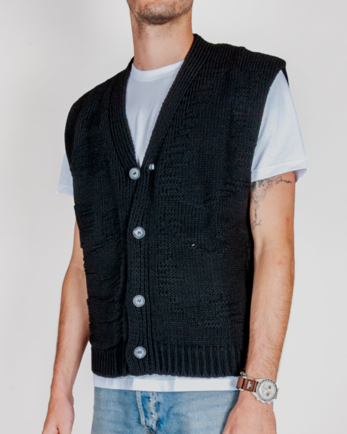 Cardigan Smanicato Berna Uomo Art. BRN M 262016