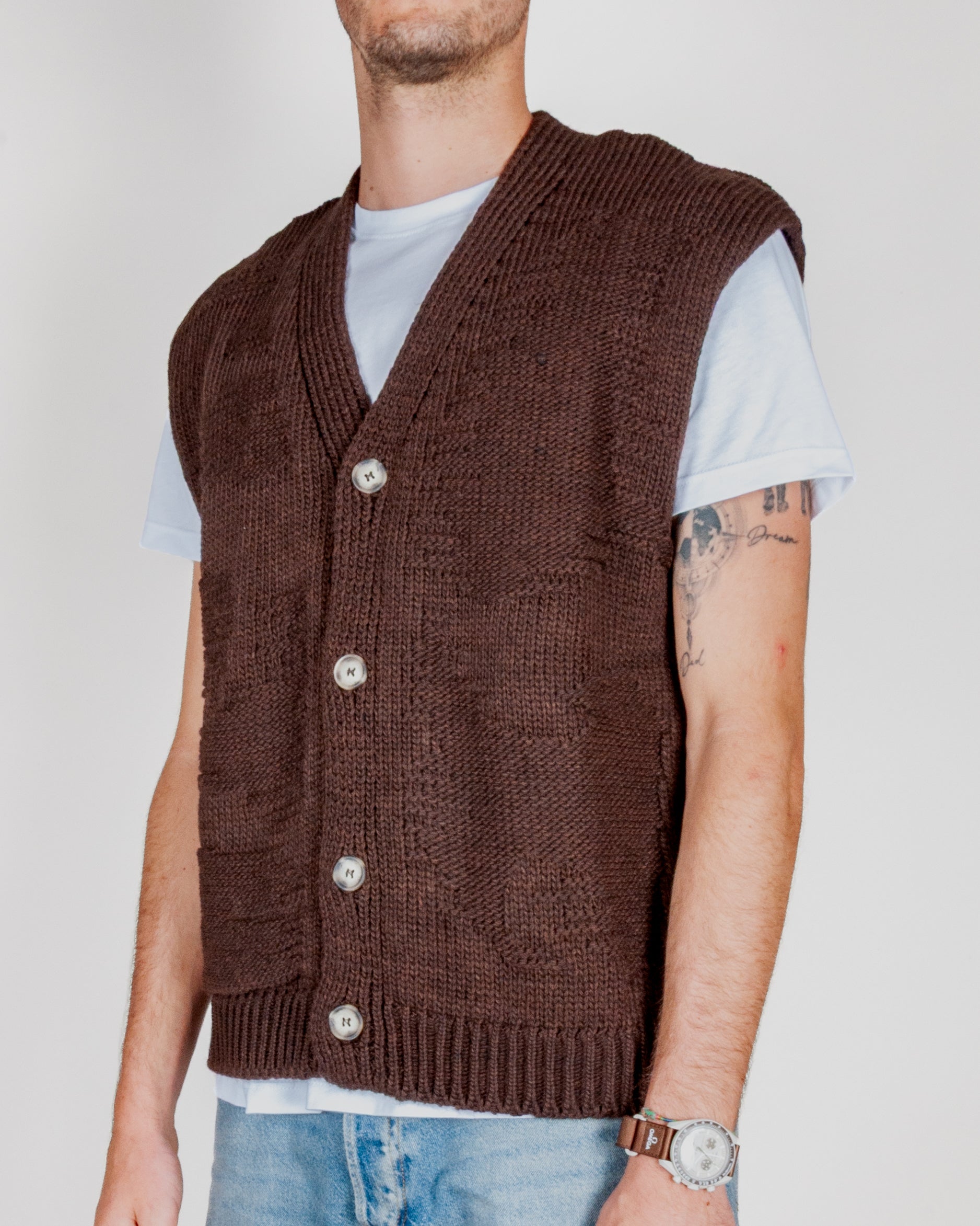 Cardigan Smanicato Berna Uomo Art. BRN M 262016