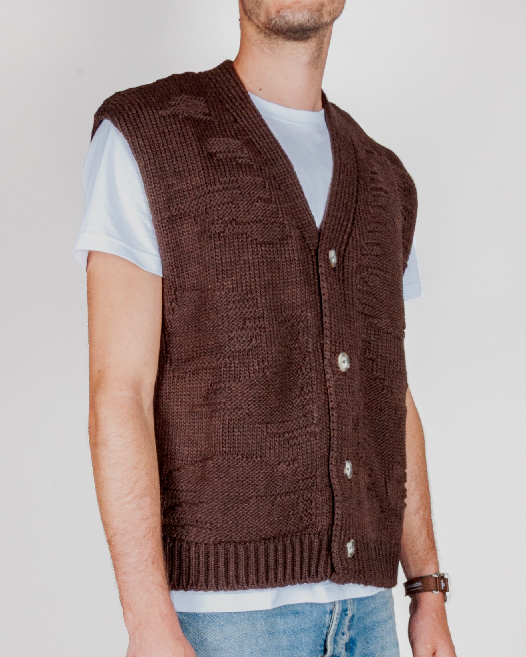 Cardigan Smanicato Berna Uomo Art. BRN M 262016