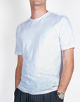 T-shirt cotone fiammato collo taglio vivo Gianni Lupo Art. GL1053F-S26