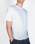 T-shirt cotone fiammato collo taglio vivo Gianni Lupo Art. GL1053F-S26