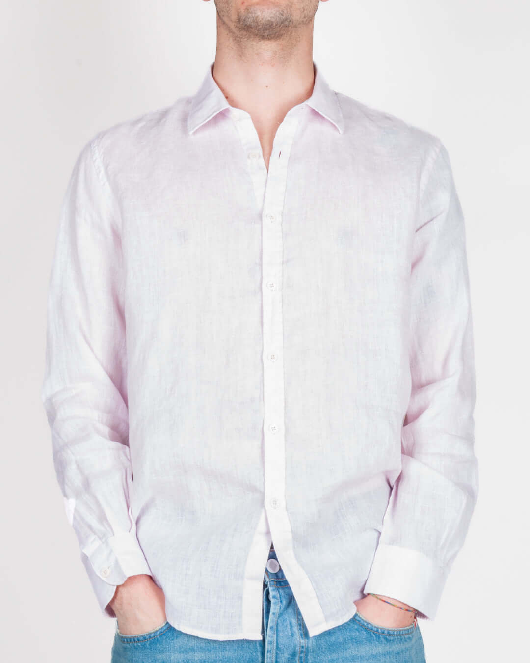 Camicia lino manica lunga BL11 Art. 04BL2616