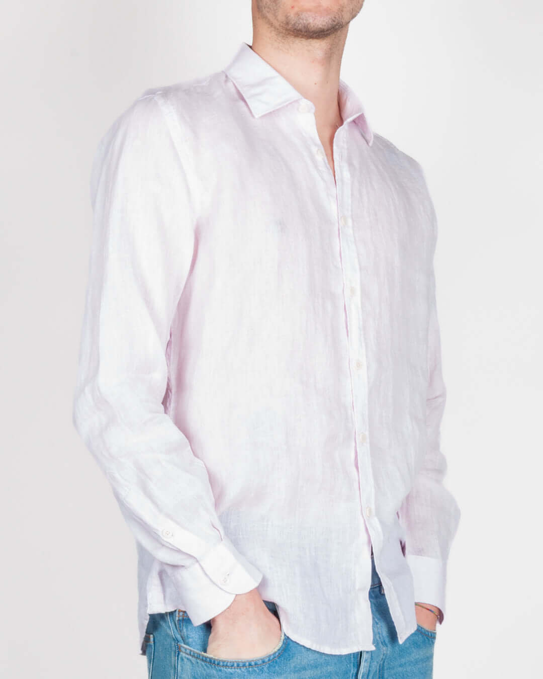 Camicia lino manica lunga BL11 Art. 04BL2616