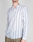 Camicia Misto lino collo coreana riga larga Over D Art. OC1S2S6C15