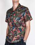 Camicia Camou foglie cotone manica corta BL11 Art. 483614