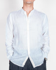 Camicia coreana in puro lino Philotinto Art. 26S19CA