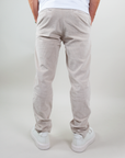 Back view of Jack & Jones pantalone velluto in light beige, featuring a comfortable fit and stylish design.