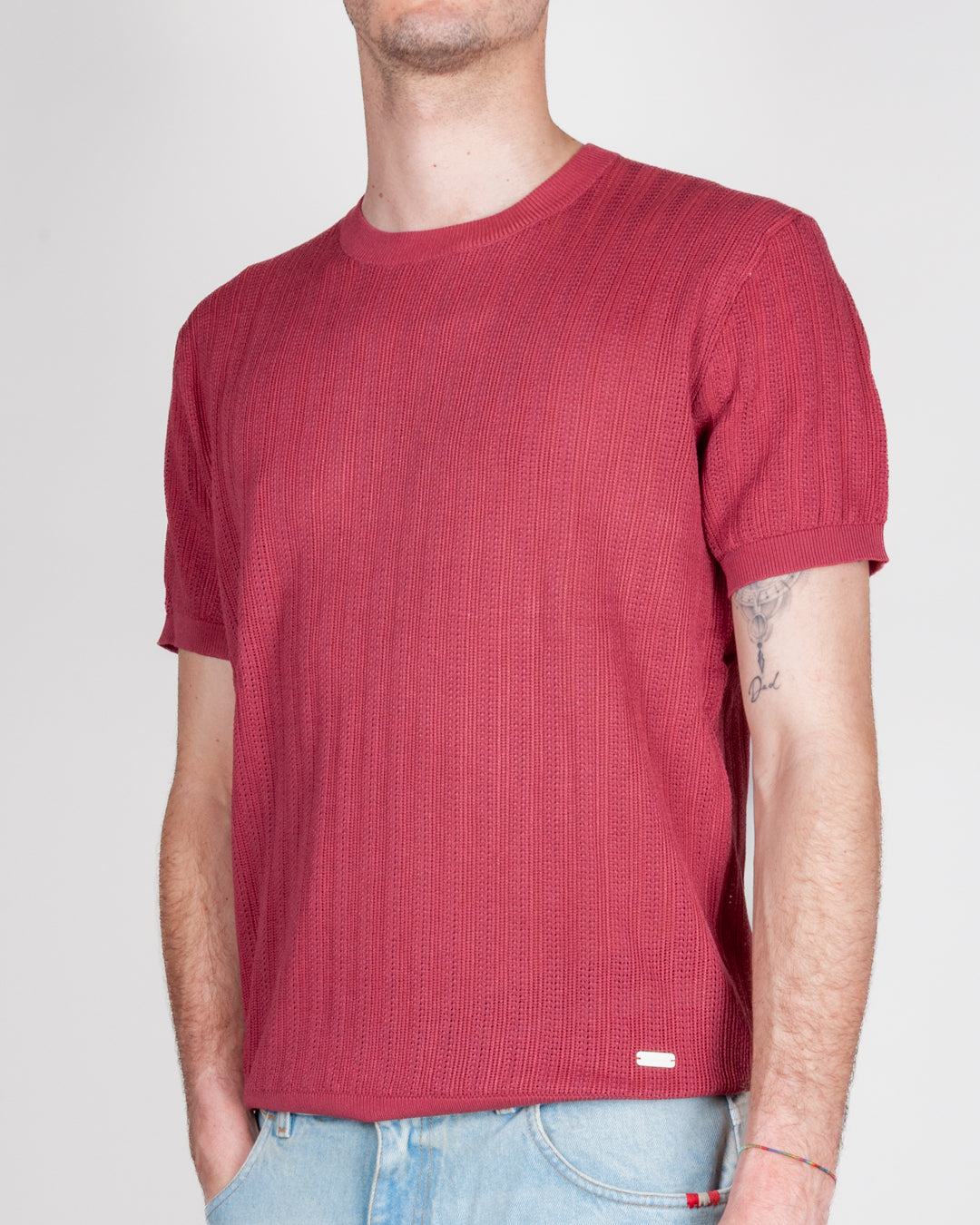 T-shirt in filo traforata Uomo Gianni Lupo Art. GL35338