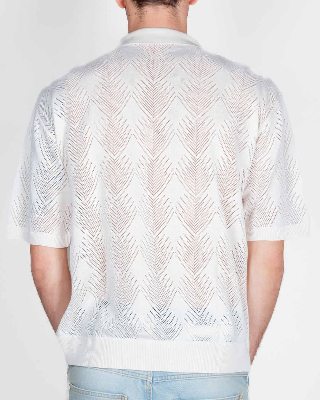 Polo traforata Boxy Fit Officina 36 VG03 Uomo Art. CUVG03