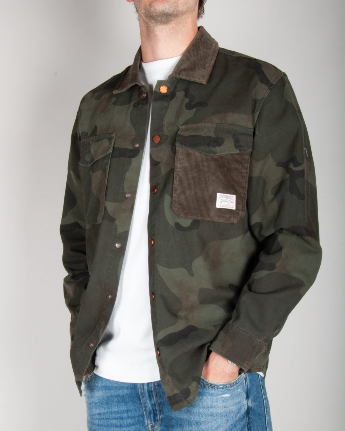 Overshirt Camouflage Gianni Lupo Uomo Art. GL5258BD