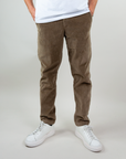 Jack & Jones pantalone velluto, stylish corduroy pants in brown color, perfect for casual wear.